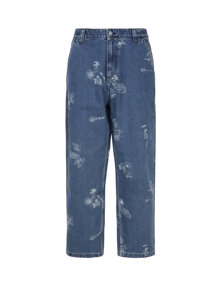 JEANS STAMPA TATTOO
