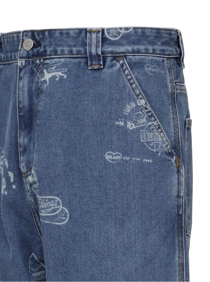 JEANS STAMPA TATTOO